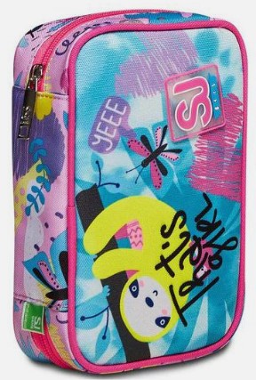 Astuccio scuola SJ Speed Case Clack It Girl